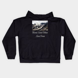 Mount St Helens lava dome closeup Kids Hoodie